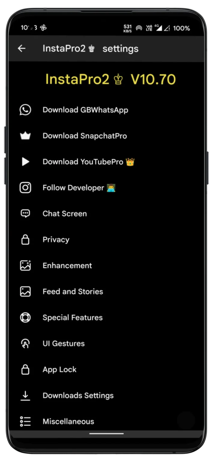 Multiple Account Management in InstaPro